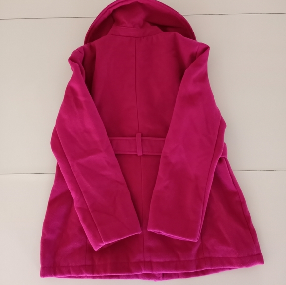 Me Jane Dark Pink Pea Coat Girls Size XL 16 NWT - Picture 8 of 16